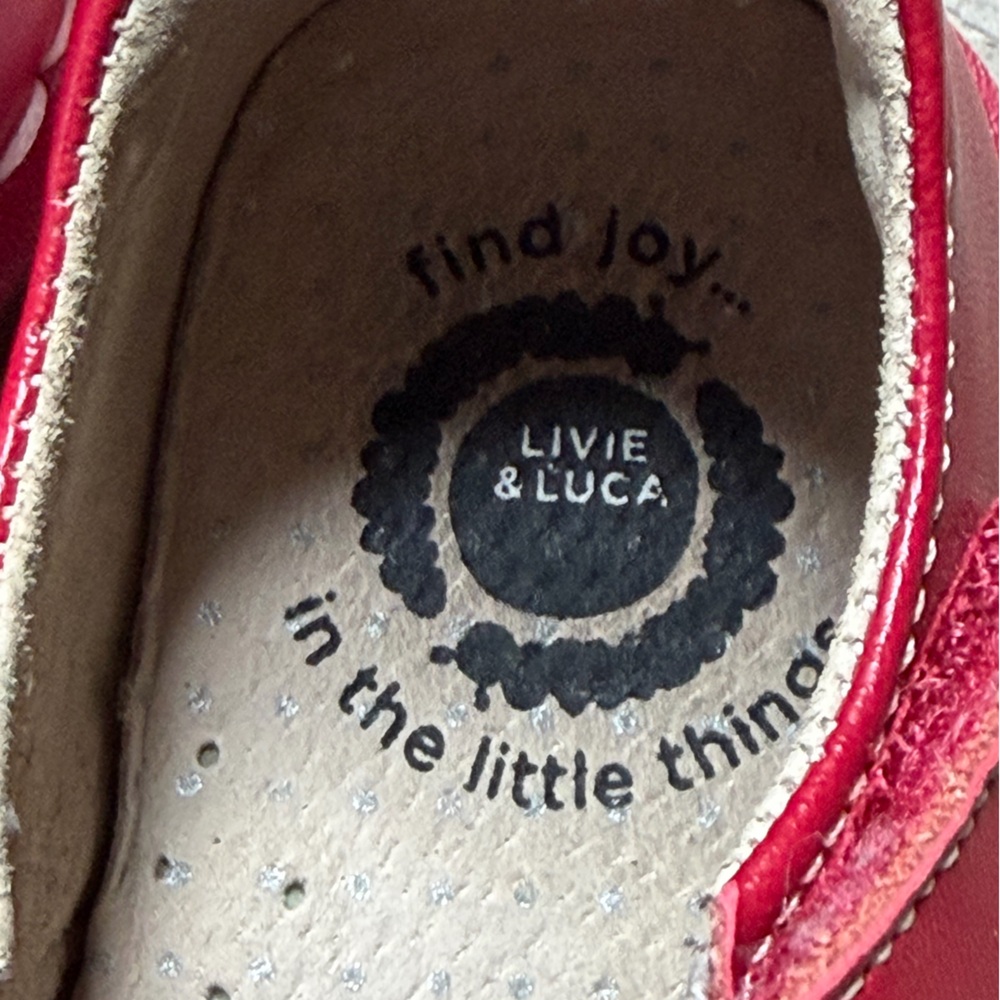Livie & Luca girls toddler Red Bunny Mary Janes dress shoes size 9 NEW - Picture 5 of 6